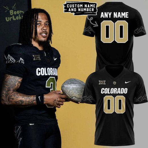 Black Colorado Buffaloes Football Team Logo Custom T-Shirt – Limited Edition