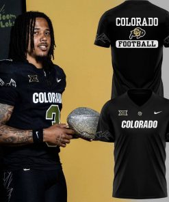 Black Colorado Buffaloes Football Team Logo T-Shirt – Limited Edition
