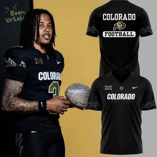 Black Colorado Buffaloes Football Team Logo T-Shirt – Limited Edition
