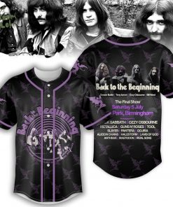 Black Sabbath Baseball Jersey – Back to the Beginning Final Show Shirt, Birmingham 2025