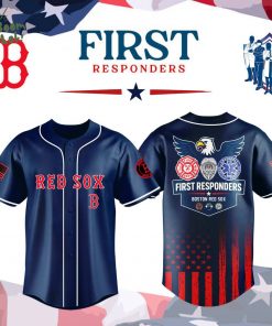 Boston Red Sox First Responders Night Jersey 2025 Editons Limited-3D Baseball Jersey