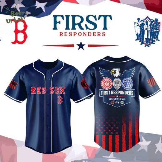 Boston Red Sox First Responders Night Jersey 2025 Editons Limited-3D Baseball Jersey