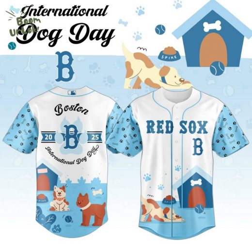 Boston Red Sox X Dog Day Blue Jersey