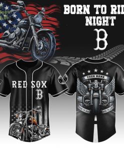 Boston Red Sox x Born To Ride Limited Edition Jersey 2025-3D Baseball Jersey