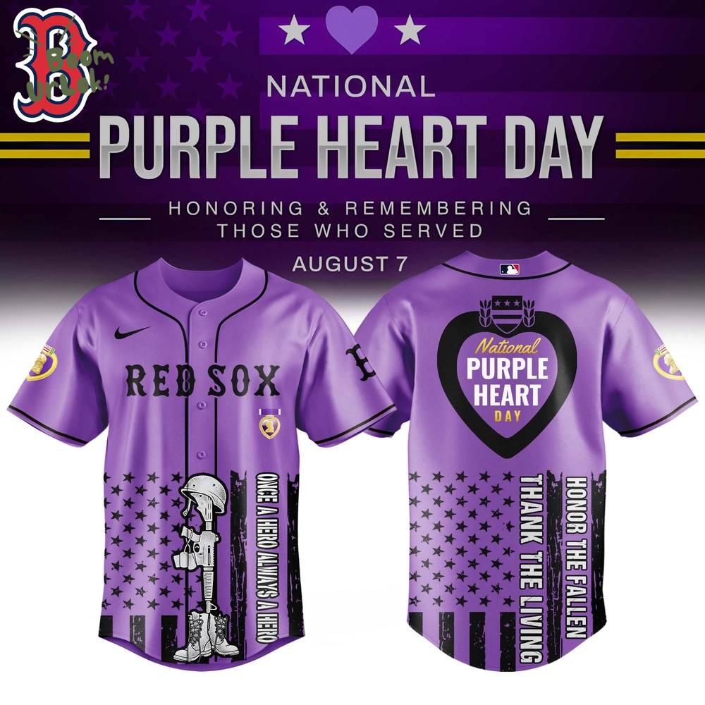 Boston Red Sox x Purple Heart Day Jersey Limited Edition Boston Red Sox x Purple Heart Day Jersey Limited Edition