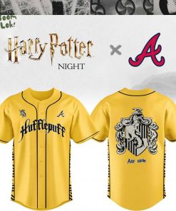 Braves x Hufflepuff House Custom Jersey – Limited Edition