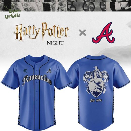 Braves x Ravenclaw House Custom Jersey – Limited Edition