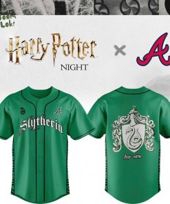 Braves x Slytherin House Custom Jersey – Limited Edition