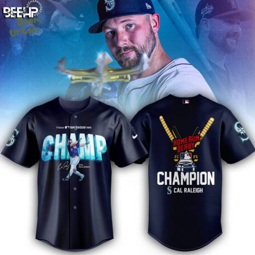 Cal Raleigh Seattle Mariners 2025 Home Run Derby Champion Jersey