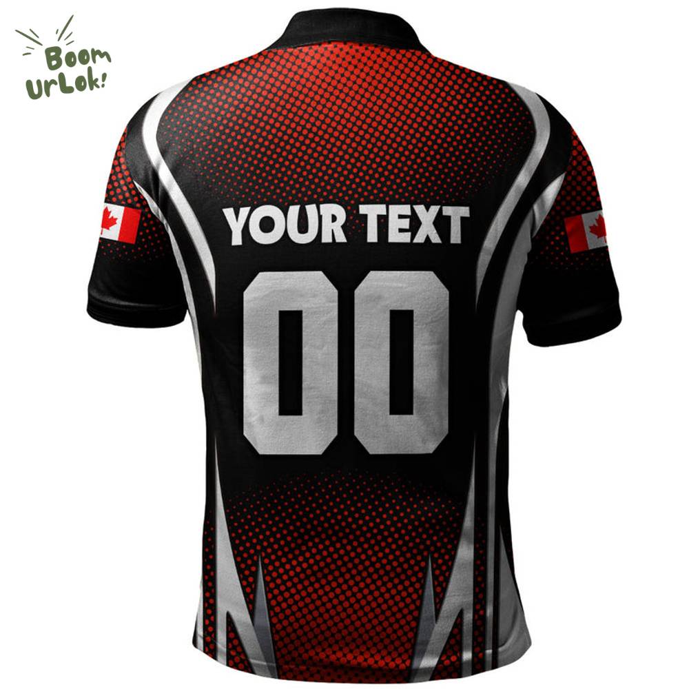 Canada Polo Shirt Fight Ready Moose Canada Hockey Attitude Canada Polo Shirt Fight Ready Moose Canada Hockey Attitude