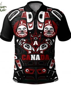 Canada Polo Shirt Haida Heritage Maple