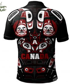 Canada Polo Shirt Haida Heritage Maple