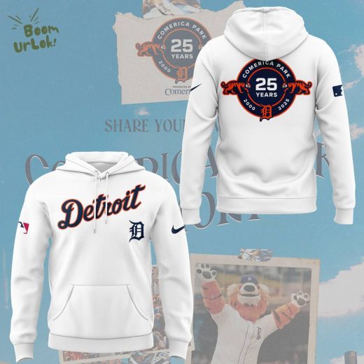 Celebrating The 25th Anniversary Of ComericaPark Limited Edition Hoodie
