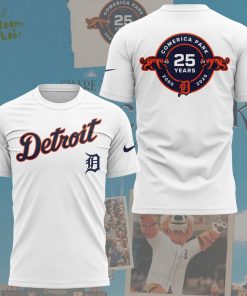 Celebrating The 25th Anniversary Of ComericaPark Limited Edition Shirt