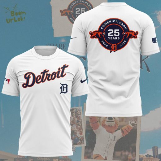 Celebrating The 25th Anniversary Of ComericaPark Limited Edition Shirt