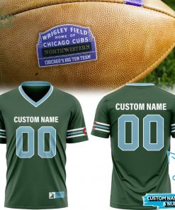 Chicago Cubs Wrigley Field Football Custom Shirt- Special Edition