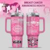 St. Louis Cardinals Breast Cancer Awareness Tumbler With Handle