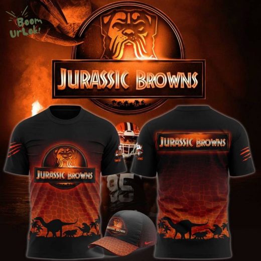 Cleveland Browns Jurassic Park 2025 T-Shirt