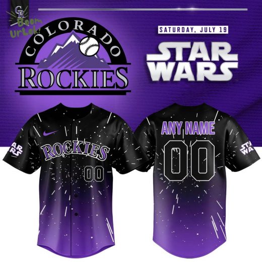 Colorado Rockies 2025 Star Wars Night Custom Jersey