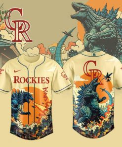 Colorado Rockies Special Godzilla Limited Edition Jersey