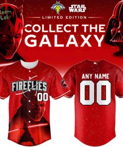 Columbia Fireflies x Star Wars Baseball Jersey 2025 Darth Maul