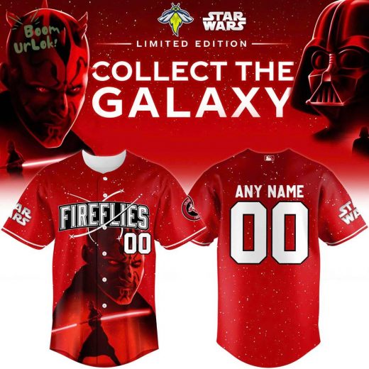 Columbia Fireflies x Star Wars Baseball Jersey 2025 Darth Maul