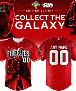 Columbia Fireflies x Star Wars Baseball Jersey 2025 Darth Vader