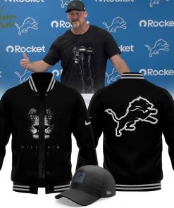 Dan Campbell Detroit Lions Villain 2025 Limited Jacket Black