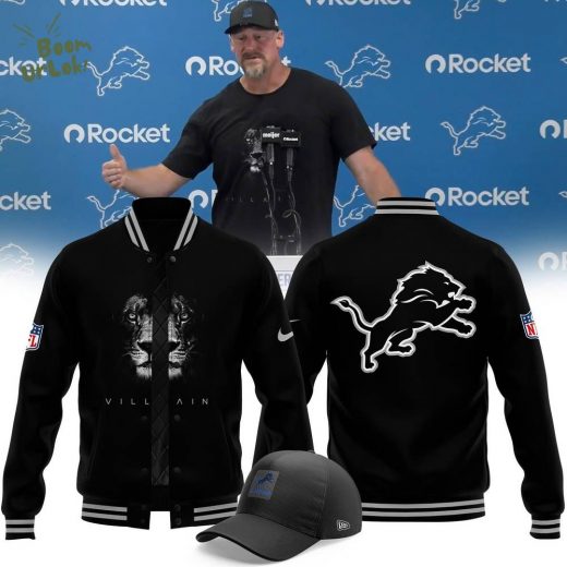 Dan Campbell Detroit Lions Villain 2025 Limited Jacket Black