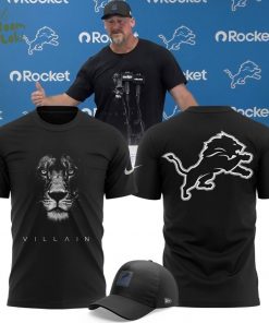 Dan Campbell Detroit Lions Villain 2025 Limited Tshirt