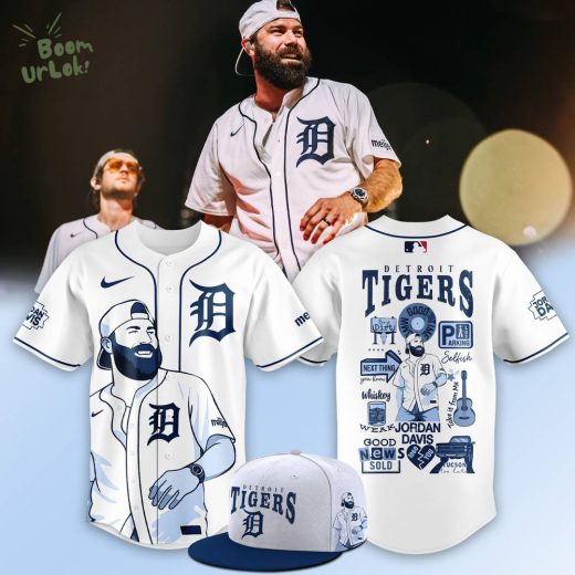 Detroit Tigers X Jordan Davis Music Baseball Jersey