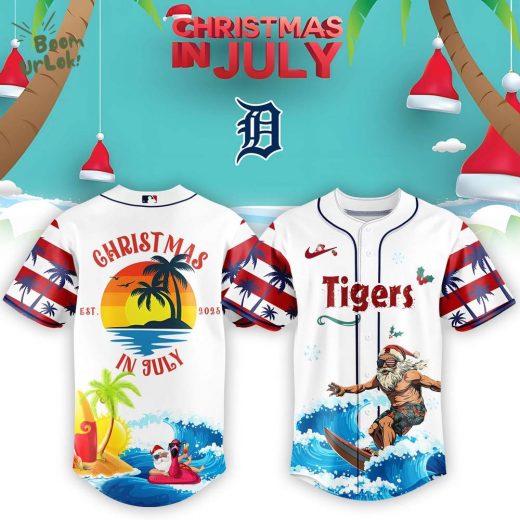 Detroit Tigers x Christmas July Santa 2025 Jersey Editions Limited 2025