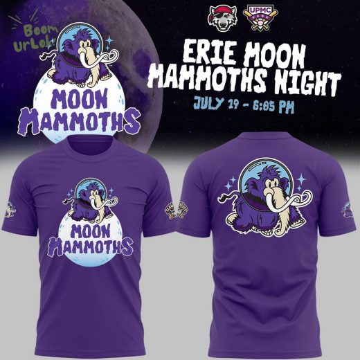 Erie SeaWolves x Erie Moon Mammoths Night 2025 Tshirt