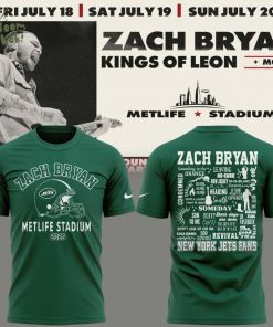 Exclusive Versio Zach Bryan x New York Jets Tshirt 2025