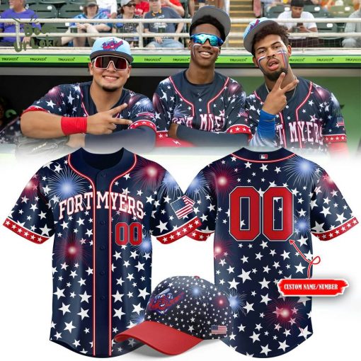 Fort Myers Mighty Mussels Independence Day 2025 Jersey
