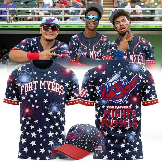 Fort Myers Mighty Mussels Independence Day 2025 T-shirt