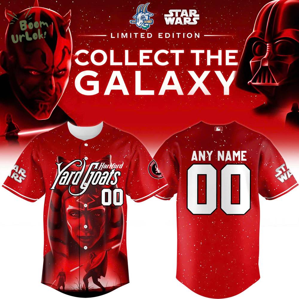 Hartford Yard Goats x Star Wars Baseball Jersey 2025 Ahsoka Tano Hartford Yard Goats x Star Wars Baseball Jersey 2025 Ahsoka Tano