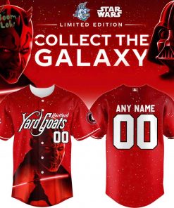 Hartford Yard Goats x Star Wars Baseball Jersey 2025 Darth Maul