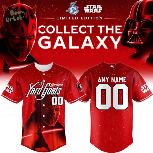 Hartford Yard Goats x Star Wars Baseball Jersey 2025 Darth Maul