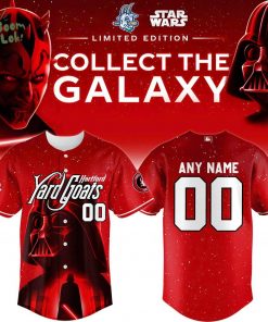 Hartford Yard Goats x Star Wars Baseball Jersey 2025 Darth Vader