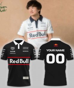 Heritage Replica RedBull F1 Black Polo