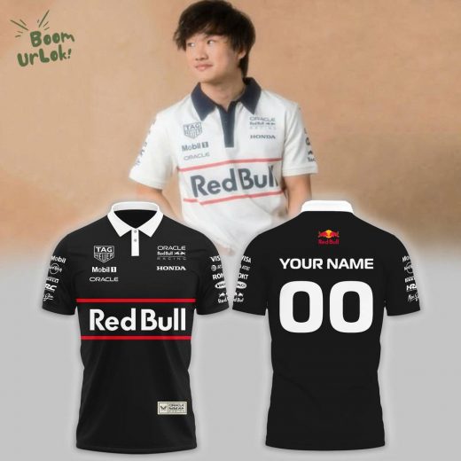 Heritage Replica RedBull F1 Black Polo