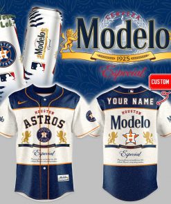 Houston Astro x Modelo Especial Version 2025 Baseball Jersey Combo Custom