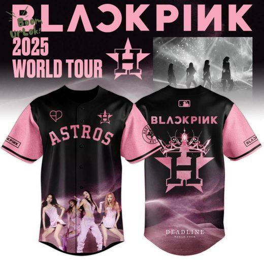 Houston Astros x BLACKPINK 2025 World Tour Limited Edition Jersey
