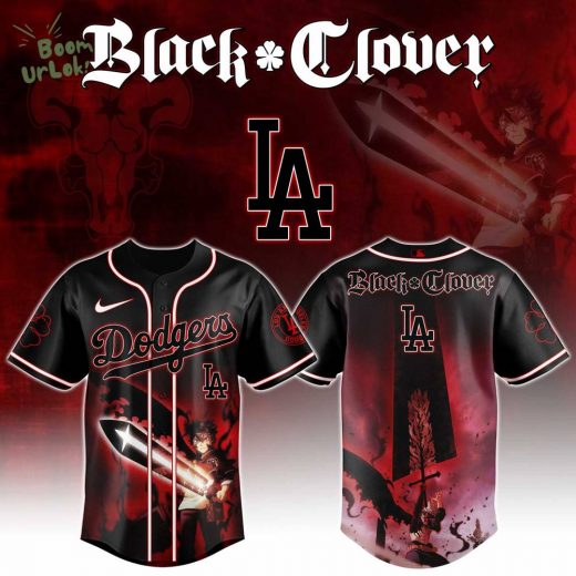 LA Dodgers x Black clover Edition Jersey 2025