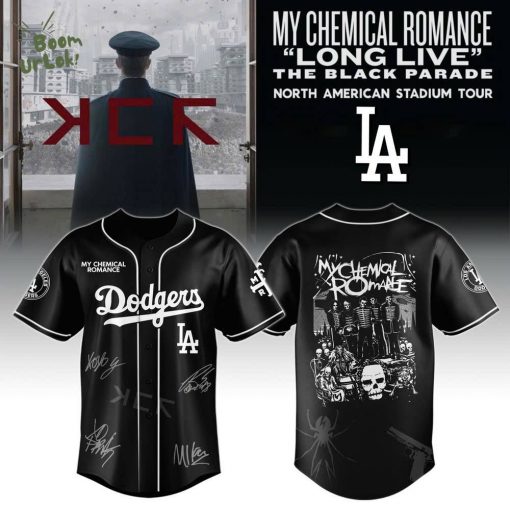 LA Dodgers x My Chemical Romance “Long Live The Black Parade” North American Stadium Tour Jersey