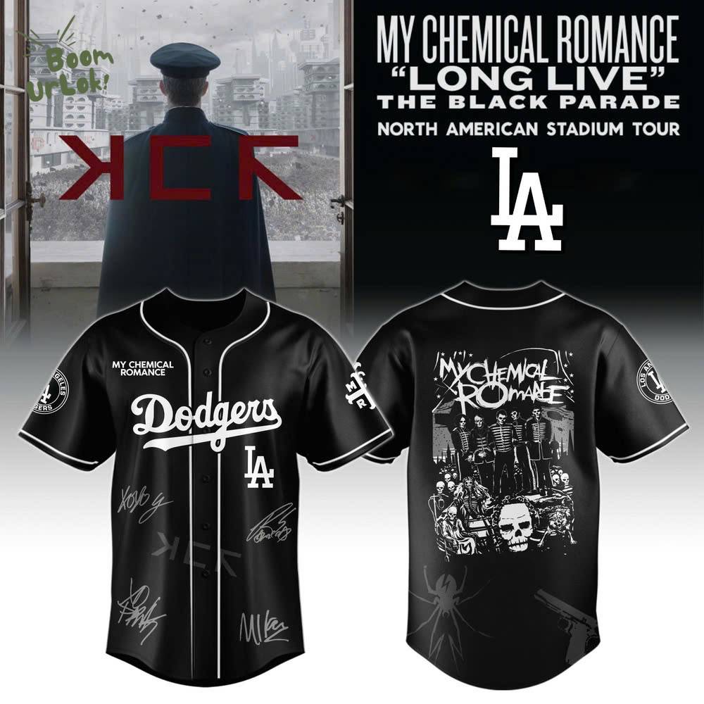 LA Dodgers x My Chemical Romance “Long Live The Black Parade” North American Stadium Tour Jersey LA Dodgers x My Chemical Romance “Long Live The Black Parade” North American Stadium Tour Jersey