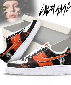Lady Gaga The Mayhem Ball Custom Shoes – Black Orange Sneakers for Fans