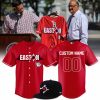 Red x Cat Day Baseball Jersey