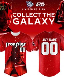 Lehigh Valley IronPigs x Star Wars Baseball Jersey 2025 Darth Maul